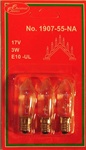 17v 3w E10 - 3 pack (7 light candelabra)
