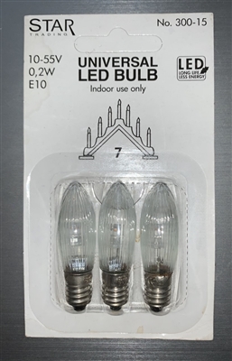 LED bulbs, 10-55v E10